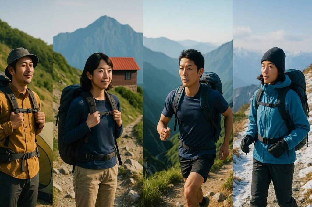 4種の登山スタイル